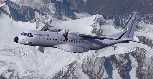An artist's impression of what the C295 will look like in Indian Air Force Service.