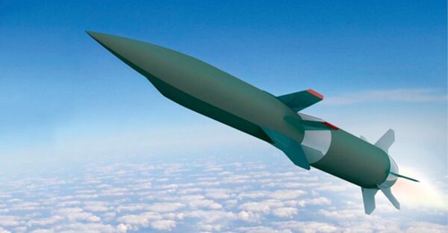 Artist's rendering of DARPA's Hypersonic Air-breathing Weapon Concept.