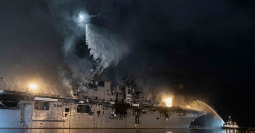A series of “causal factors” led to the fire risk and damage of the amphibious assault ship USS 
        
         (LHD 6), a US Navy investigation found.