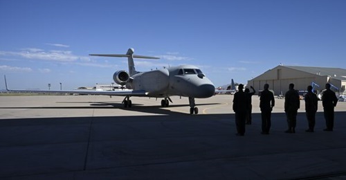The first EA-37B reaches its operational unit at Davis-Monthan AFB on 23 August.