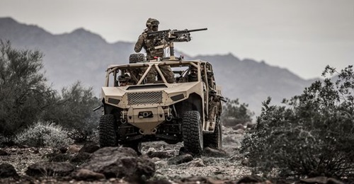 Polaris' DAGOR 4×4 vehicle is typically used to support special operations forces' insertion and extraction.