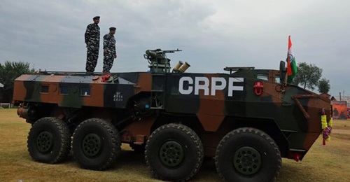 A WhAP in service with India's Central Reserve Police Force in Kashmir, in August 2023.