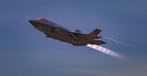 A Danish F-35A. Northrop Grumman and Terma are key suppliers to the F-35 programme.