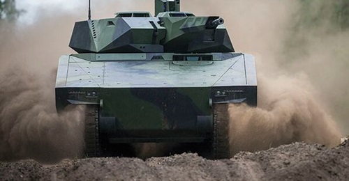 Honeywell's partnership with Rheinmetall includes integrating its technologies on the German company's vehicles. Shown above is the Rheinmetall Lynx KF41 infantry fighting vehicle.