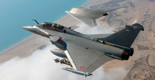 The F5 iteration of the Rafale combat aircraft will operate alongside stealthy 'loyal wingmen', as illustrated in this image showing a nEUROn technology demonstrator unmanned combat aerial vehicle.