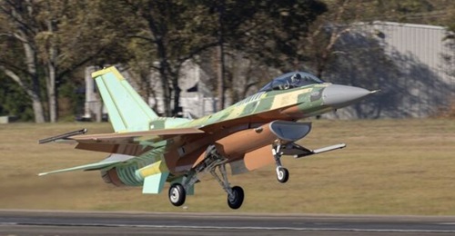 The first of 16 F-16 Block 70 aircraft for Bulgaria departs Lockheed Martin's Greenville production facility for its maiden flight.