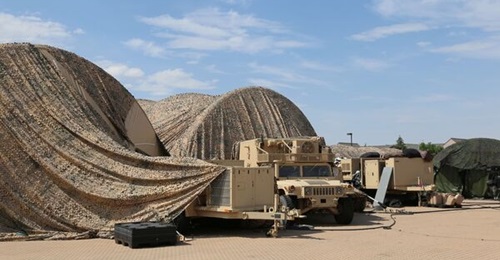 The US Army command post during Joint Warfare Assessment 2021 at Fort Carson, Colorado, which was the culmination of testing for CPCE Increment 1.