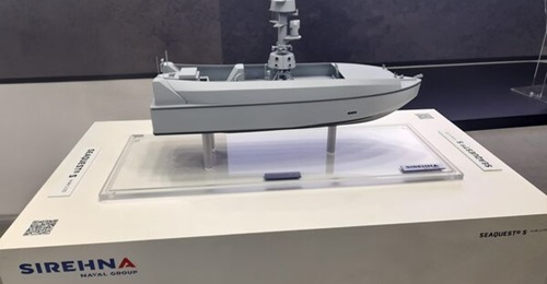 Seaquest S on display at Euronaval 2024 in Paris.