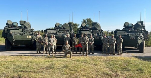 The RCCTO delivered DE M-SHORAD prototype systems to the 4th Battalion, 60th Air Defense Artillery Regiment, at Fort Sill, Oklahoma, on 7 September 2023.