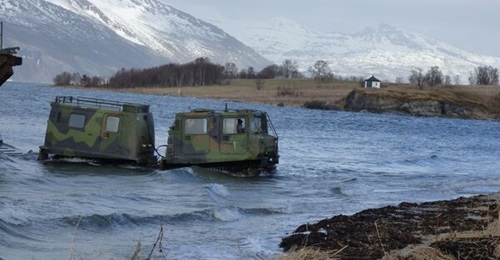 US forces had increased training with NATO partners in exercises such as 'Cold Response' pictured here.