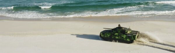 BAE Systems Hägglunds demonstrated its CV90 IFV to the Brazilian Army at the Centro de Avaliações do Exército in July 2023.