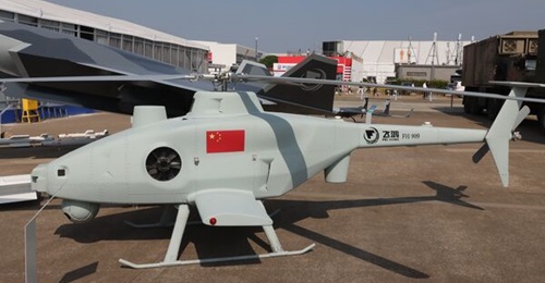 The Feihong FH-909 is a miniature, unmanned rotary-wing platform designed for the low-altitude penetration of hostile areas and battlespaces.