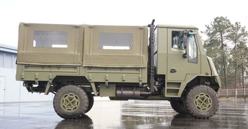 The VAMTAC CK3 medium vehicle has a wading depth of 1.5 m and measures 6.34 m in length.