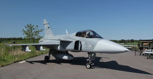 Seen in Swedish service, the Gripen is being earmarked for Ukraine, also with spares for 14 aircraft being transferred.