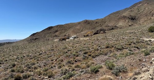 Drilling in 2024 at Guardian Metal Resources' Pilot Mountain site in Nevada.