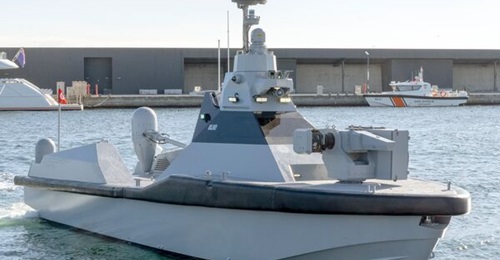 The Ulaq ASW-configured USV built by Ares and Meteksan for the Turkish Navy.