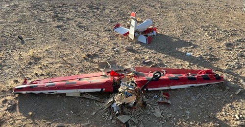 A UAV downed by MARSS C-UAS software and systems integration during the 'Red Sands 24.2' exercise held in Saudi Arabia in November 2024.