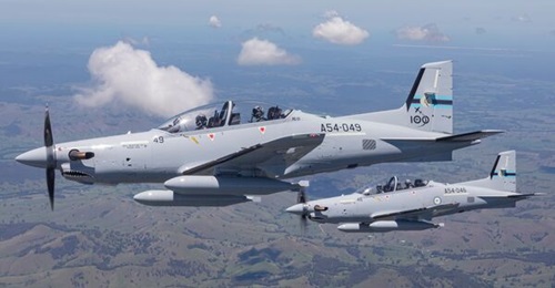 Seen here in Australian service, the PC-21 will be used to train Canadian military pilots from 2026 under a contract for 19 aircraft signed on 18 November.
