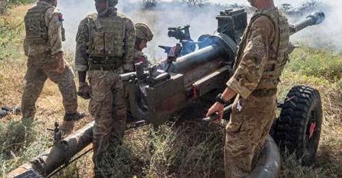 A British Army L118 Light Gun. Babcock says its additive manufactured eye shaft for the gun has been recommended for adoption into the UK MoD's defence inventory.