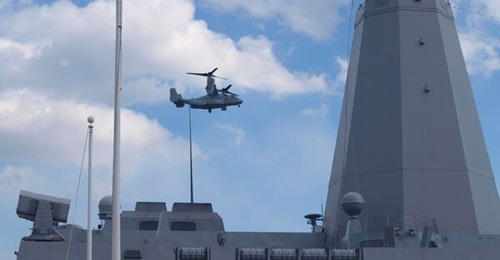 Maintenance issues have caused operational delays for amphibious ships like USS 
        
        , pictured here shortly before its commissioning in Philadelphia in 2014.
