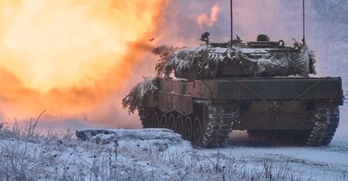 Ten Czech Army Leopard 2A4 MBTs are undergoing training tests, including live firing, during exercise 'Tasmanian Lizard'.