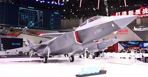 The Aviation Industry Corporation of China displayed a 1:2 scale model of its twin-seat J-20S aircraft at Airshow China 2024 at Zhuhai in November.