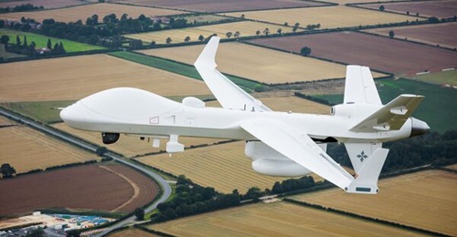 Seen flying over the UK during a 2021 demonstration, the SkyGuardian has now been acquired by Poland.