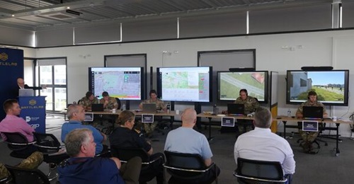 A Hadean demonstration on 30 September 2024 of its new AI-enhanced capability designed to improve blended live-virtual training for the British Armed Forces.