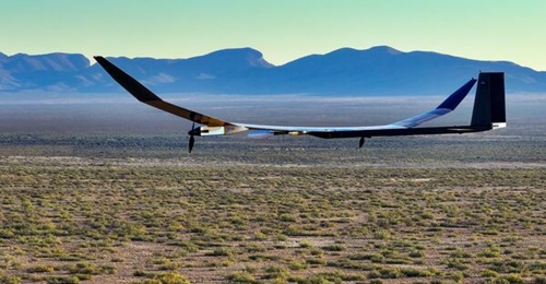 The PHASA-35 in the launch/recovery phase of its recent successful stratospheric flight trials conducted in the US.