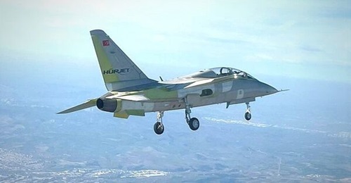 Seen during its maiden flight in 2023, the Hürjet advanced jet trainer is being eyed by Spain for its future requirements.