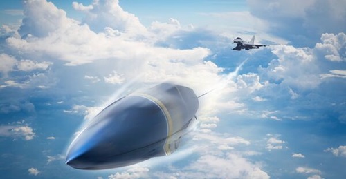 An artist's rendering of a Eurofighter Typhoon launching a Lockheed Martin Mako hypersonic missile has been posted by the company as a teaser of a prospective capability that the UK might one day field.
