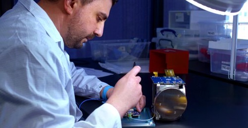 Personnel working at Advanced Navigation's vertically integrated manufacturing facility.