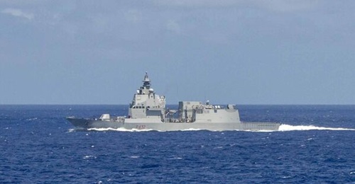 Italian Navy Thaon di Revel (PPA)-class multi-purpose patrol ship 
        
        (P 432) seen here during Exercise 'Rim of the Pacific' (RIMPAC) 2024. Indonesia is set to receive two similar vessels in 2025.