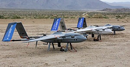 UAVs used in a successful test of AI interoperability between AUKUS countries in 2024.