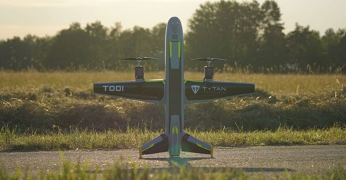 Image of the Tytan Interceptor UAV.