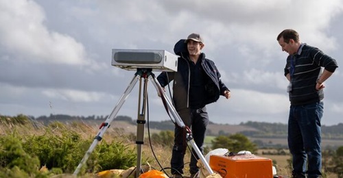 A flight representative radar warning receiver seen feeding a recognised electromagnetic picture in concert with dedicated electronic surveillance systems, as part of Dstl equipment trial Spectral Prophet, as announced on 13 January 2025.