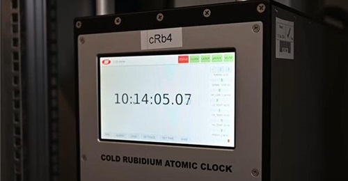 An image of the UK MoD's Defence Science and Technology Laboratory's prototype quantum atomic clock, released on 6 January 2025.