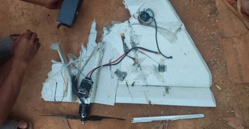 A delta-wing one-way attack UAV fielded in Karen State in eastern Myanmar.