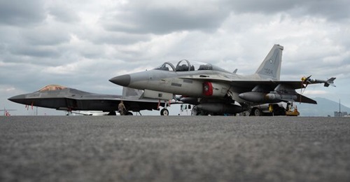 Korea Aerospace Industries FA-50PH fighter aircraft (foreground) is one of the primary air defence platforms of the PAF.