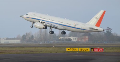Airbus flew the ATRA flight test aircraft that has been modified for the Eurofighter electronically scanned (E-Scan) radar on 21 January.