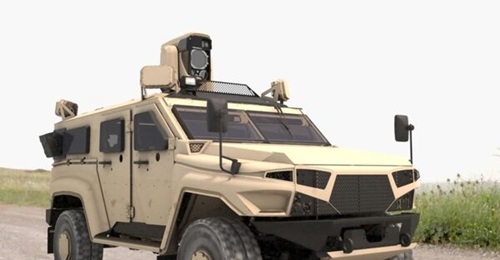 Rafael presented its Lite Beam high-energy laser at IAV 2025.