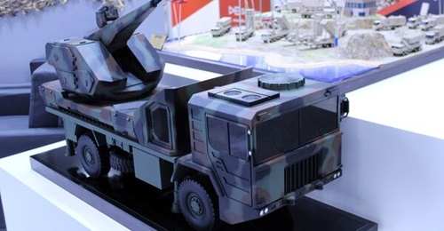 The Göker has previously been seen installed at fixed ground installations, with this mobile application being a new concept.