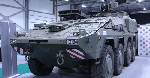 The first Boxer produced in the UK in December 2023 was displayed at IAV 2025.