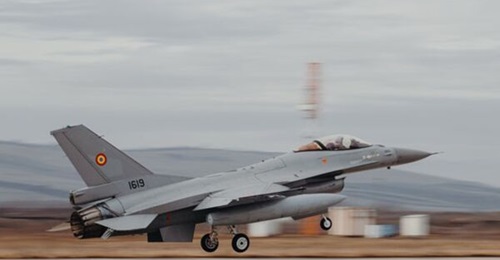 The Romanian MND provided a low-resolution image of the 16th F-16 acquired from Norway landing at the 71st Air Base at Campia Turzii. This event triggered the completion of the standing up of the Romanian Air Force's 48th Fighter Squadron.