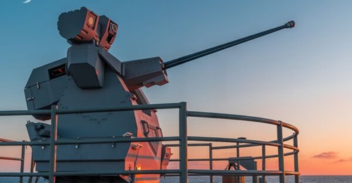 The Sentinel 30 naval remote-controlled weapon station from EM&E Group, which has been selected for two of the Royal Thai Navy's T-994-class patrol craft.