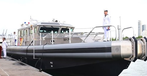 The Colombian Navy is buying another ARC Marrugo-III-type patrol boat, called 
        
         (pictured).