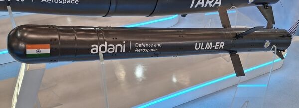 DRDO, in association with Adani and BDL, has developed an extended-range variant of ULPGM, known as ULM-ER. A model was unveiled at the Aero India 2025 show.