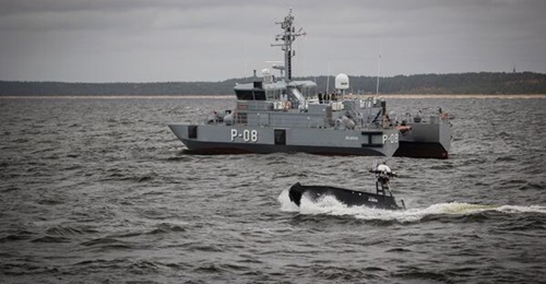 During DiBaX 2024 5G technology was used to communicate between ships and to manoeuvre unmanned vessels.