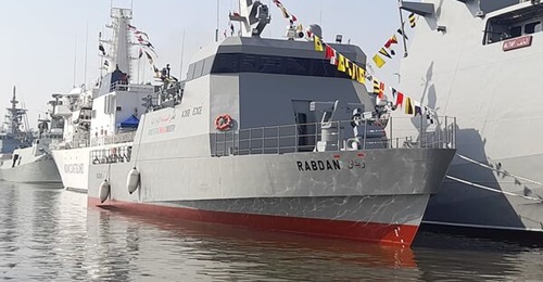 ADSB's FA-400 OPV on display at NAVDEX 2025.