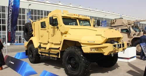 The PF Hulk is a licence-produced AMN-590951 'Spartak' originally from Russia, seen here on display at the World Defense Show 2024 held in the Kingdom of Saudi Arabia.